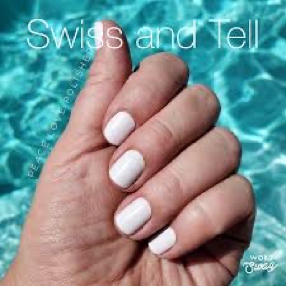 🌸Sale:3/$30🌸 Color Street Nail Polish Strips. Shade:Swiss and Tell. NWT. - Picture 1 of 2